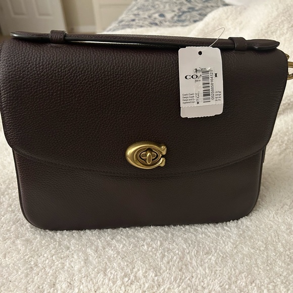 Coach Bags Coach Cassie Crossbody In Oxblood Pebbled Leather With